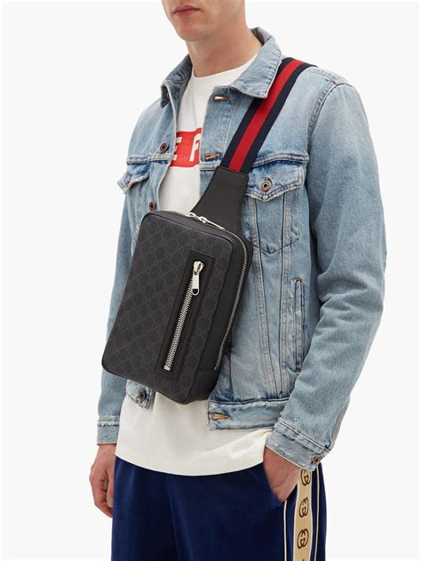 supreme crossbody bag men's